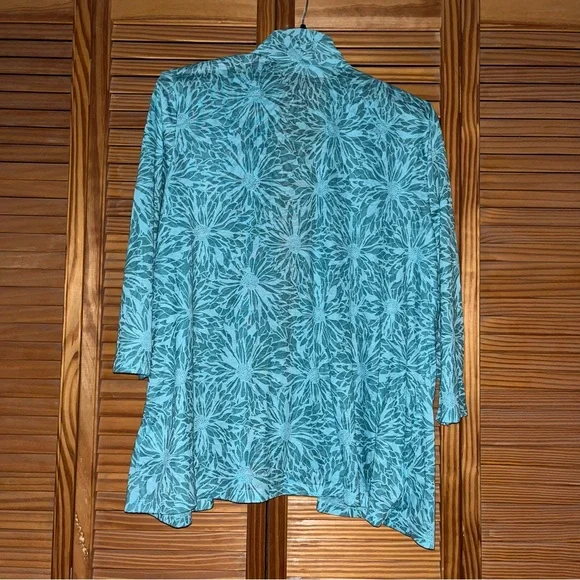 Sag Harbor Woman Tank Top with Open Front Blouse‎ Size 1X - Picture 5 of 14